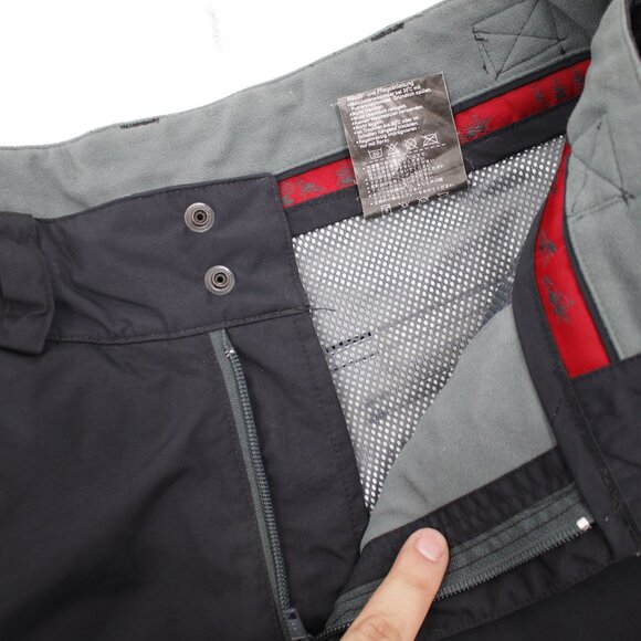 VTG Burton Ronin ski Pants Mens Small Snowboard Waterproof Nylon Insulated black - Picture 14 of 16